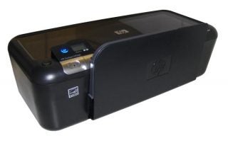 HP Deskjet D5560 Wireless Inkjet Printer on white background.