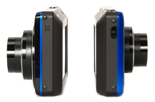 Front and side views of Samsung ST500 camera.