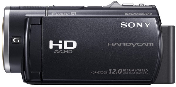 Sony HDR-CX505VE Handycam with Optical SteadyShot feature.