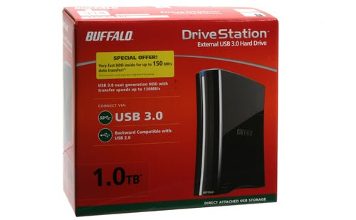 Buffalo DriveStation 1TB External Hard Drive packaging