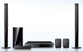 Samsung HT-BD1252 home theater system with speakers displayed.