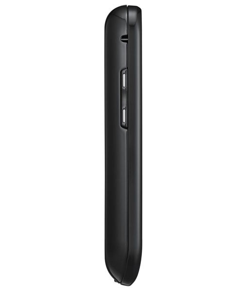 Side view of Samsung S5600 mobile phone.