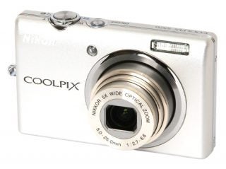 Nikon Coolpix S570 compact digital camera.
