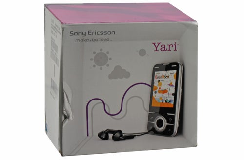 Sony Ericsson Yari U100i smartphone in original packaging