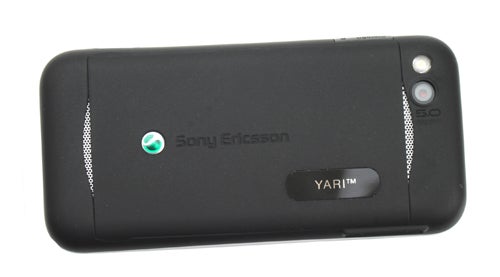 Sony Ericsson Yari U100i phone back view with camera and logo.