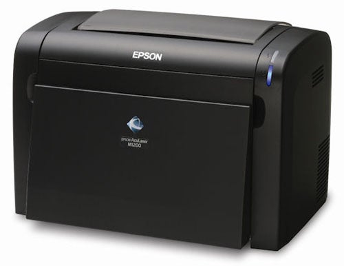 Epson Aculaser M1200 Mono Laser Printer on white background.