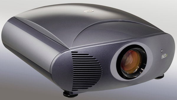 SIM2 Grand Cinema MICO 50 LED Projector Displayed Against White Background