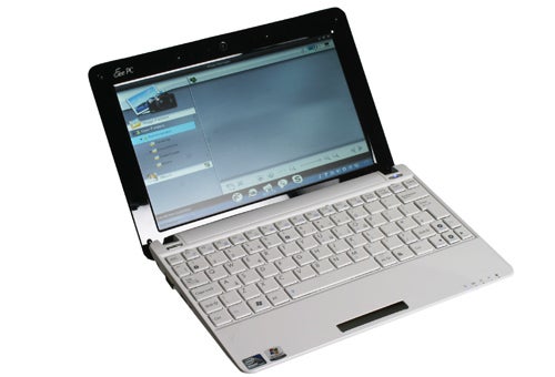 Asus Eee PC 1005PE Netbook with open display.