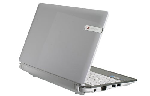 Packard Bell Dot S2 Netbook on white background.