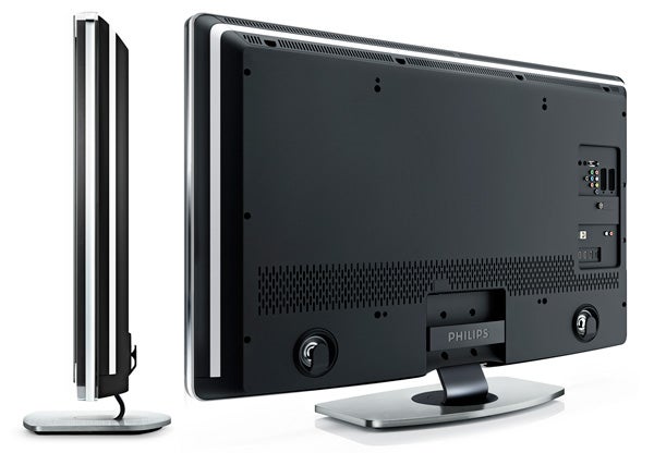 Philips 40PFL9704 40-inch LED TV rear and side view.