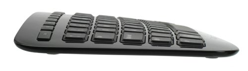 Microsoft Arc Keyboard on white background