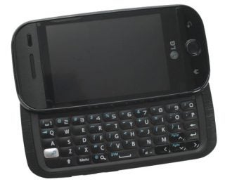 LG GW620 InTouch Max smartphone with keyboard slide out.