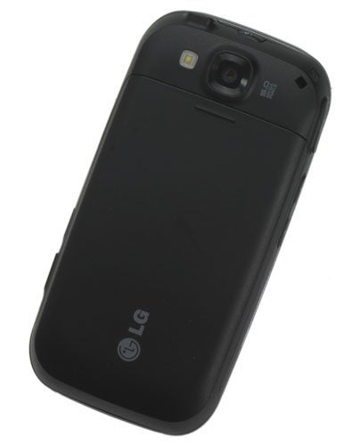 LG GW620 InTouch Max smartphone rear view showing camera.