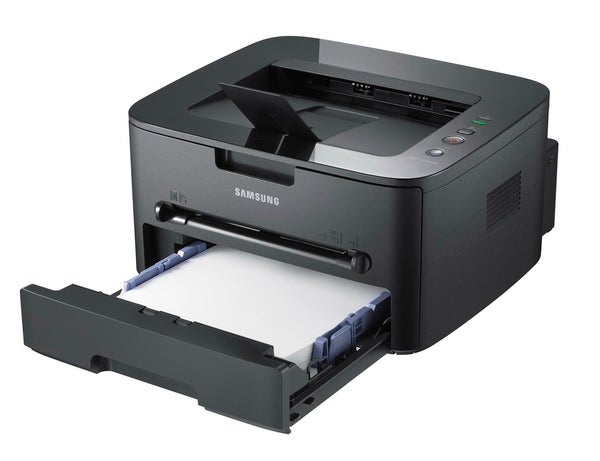 Samsung ML-2525 Mono Laser Printer with open tray.