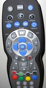 Remote control for Cello iViewer C3298DVB 32-inch LCD TV.