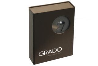 Grado GR8 In-Ear Headphones packaging with visible earpiece.