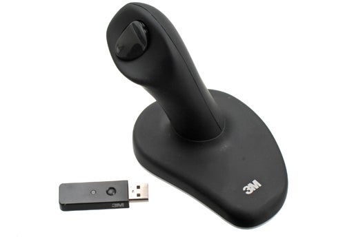 3M ergonomic mouse with wireless USB receiver.