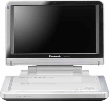 Panasonic DMP-B100 Portable Blu-ray Player on white background.