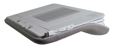 Logitech Speaker Lapdesk N700 - Support pour ordinateur portable - avec  système de haut-parleur 2.0, ventilateur de refroidissement - 16