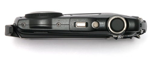 Side view of Casio Exilim EX-G1 digital camera