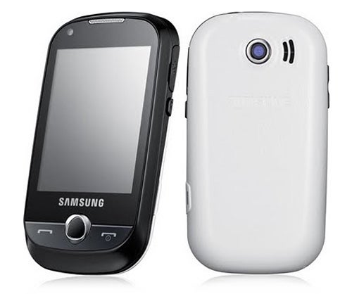 Samsung Genio Slide GT-B5310 front and back view.