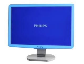 Philips Brilliance 220X1 monitor with blue lightframe technology.