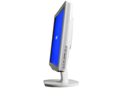 Philips Brilliance 220X1 monitor with blue screen displayed