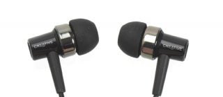 Creative EP-3NC Noise-Cancelling Earphones on white background.