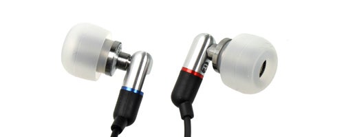Creative HS-930i iPhone headset with earbud tips.