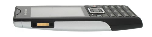 Sony Ericsson Elm J102 mobile phone on white background.