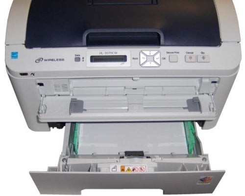 Brother HL-3070CW colour printer with open front tray