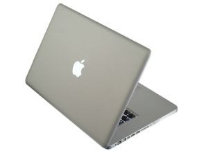 Apple MacBook Pro 15-inch open and powered off