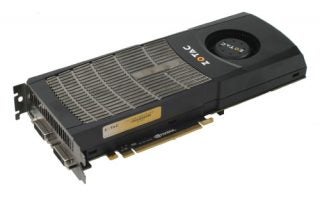 Zotac GeForce GTX 480 graphics card on a white background.