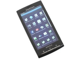 Sony Ericsson Xperia X10 smartphone on white background
