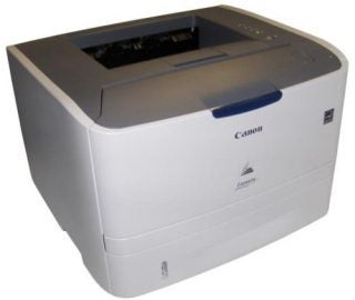 Canon i-SENSYS LBP6300dn mono laser printer on white background.