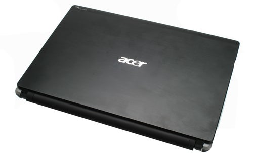 Acer Aspire TimelineX 4820TG laptop closed on white background.