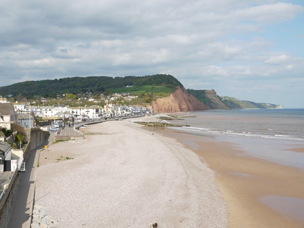 Scenic coastal town landscape captured with Panasonic Lumix G2.