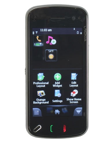 Nokia smartphone displaying SPB MobileShell interface.