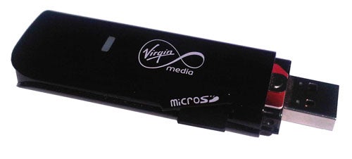 Virgin Media 7.2Mbps mobile broadband USB dongle.