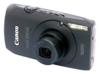 Canon IXUS 300 HS front angle