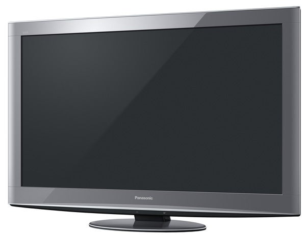 Panasonic Viera TX-P42V20 plasma television on stand.