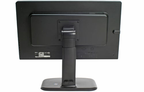 BenQ V2410T monitor rear view showing stand and ports.