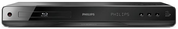 Philips BDP3100 Blu-ray player front view.