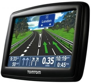 TomTom XL IQ Routes Edition 2 showing London directions.