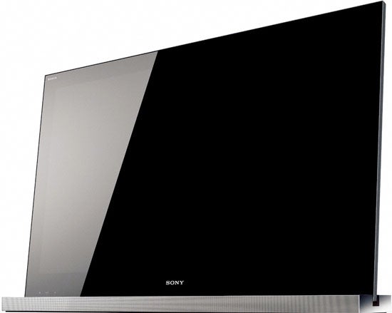 Sony Bravia KDL-46NX703 television on white background.