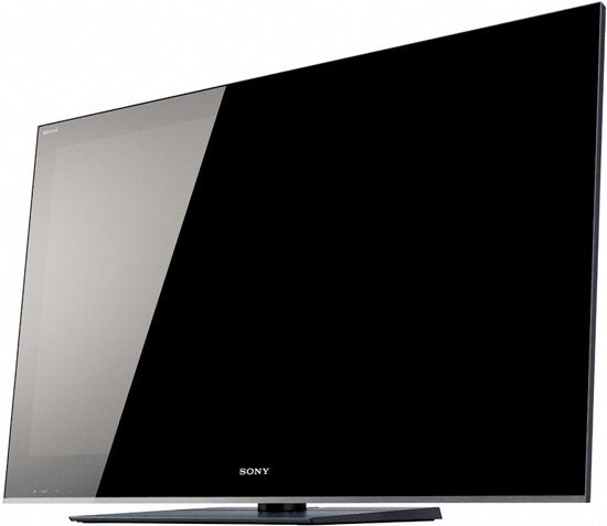 Sony Bravia KDL-46NX703 LCD television on white background.