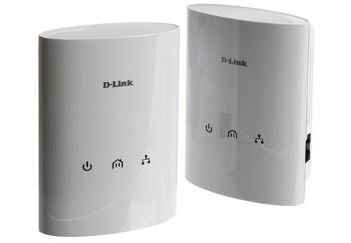 D-Link DHP-307AV PowerLine network adapters.
