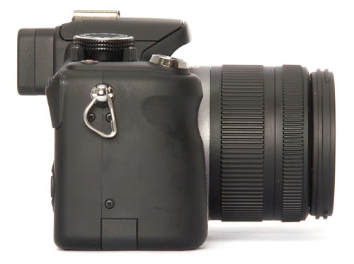 Panasonic Lumix DMC-G10 camera with lens attached.