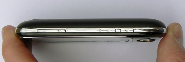 Side view of Huawei U7510 showing button details.