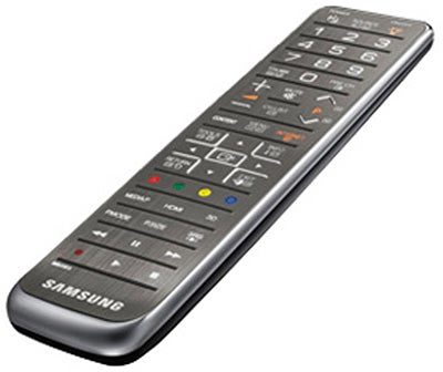 Samsung UE46C8000 TV remote control on white background.